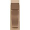 Ekena Millwork 6-in W x 16-in D x 16-in H Funston Slat Rough Cedar Woodgrain TimberThane Outlooker, Primed Tan OUTUR060X16X16FST24RCPR - alternate 2